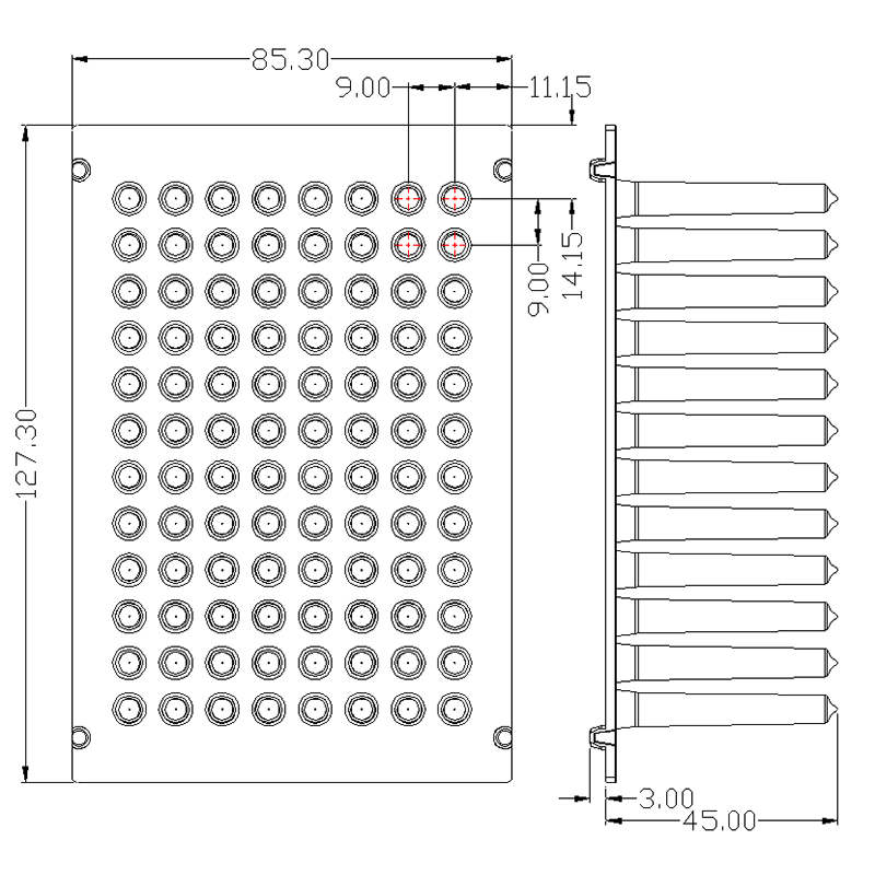 96-well Deep Well Tip Combs Fit to KingFisher Flex